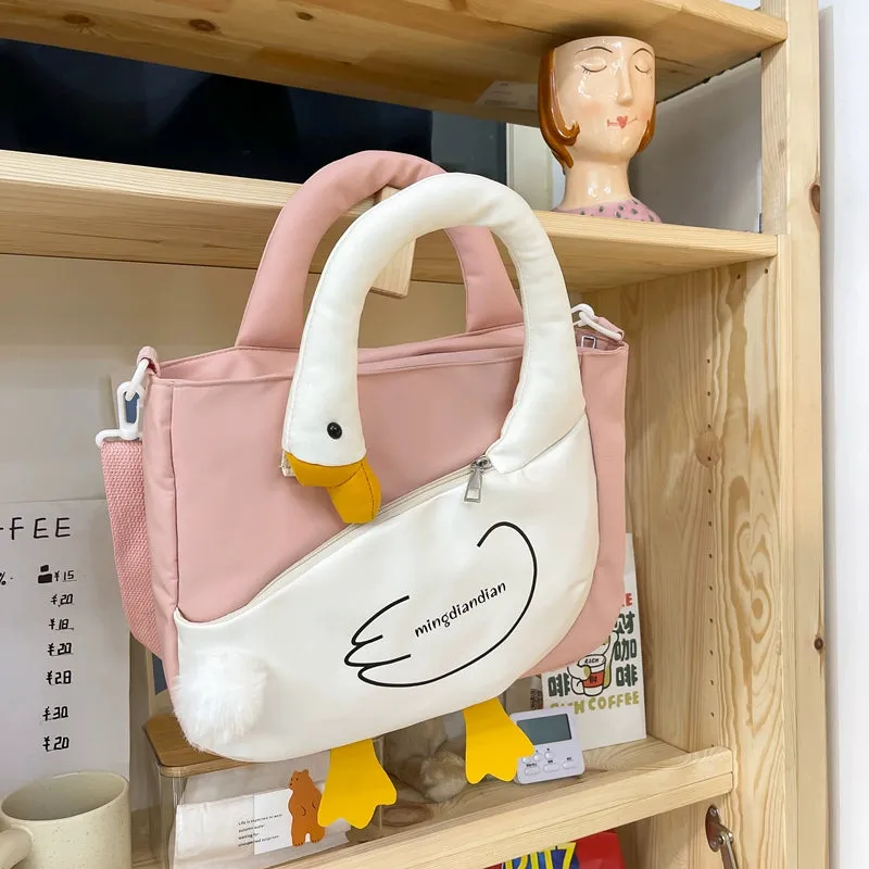 Women's Cute Bag Big Goose Unique Parent-Child Bag Funny Cartoon