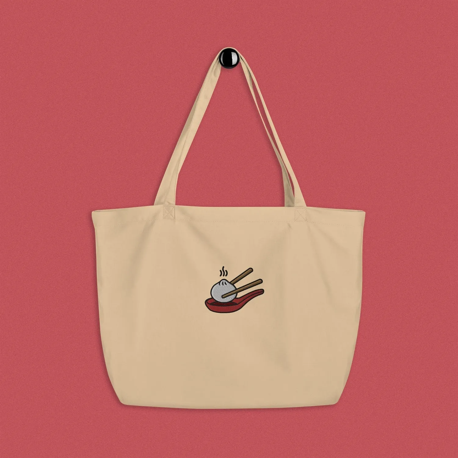 Xiao Long Bao Embroidered Large Tote