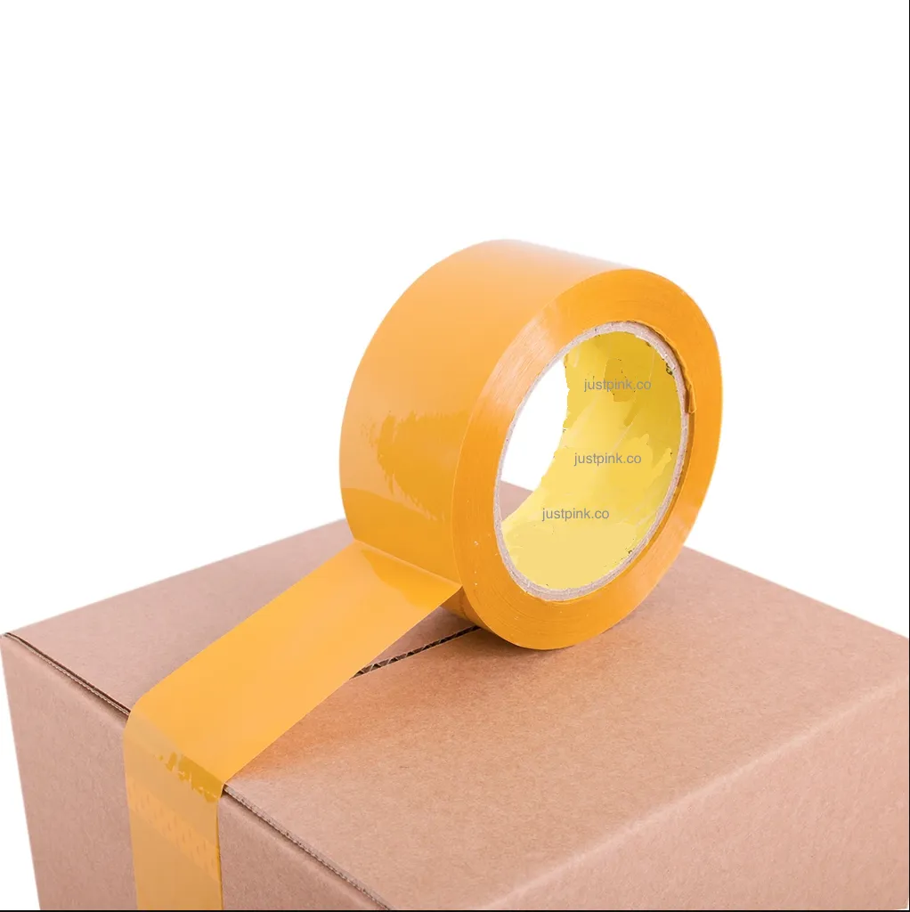 Yellow Brown Colour Tapes 48mm X 92m (100yards)