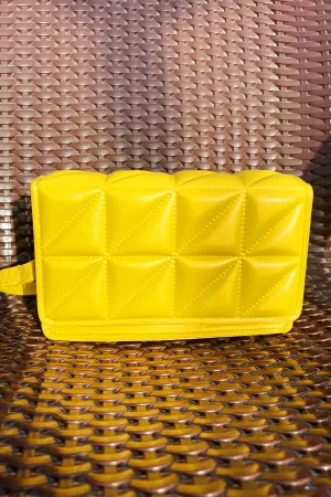 Yellow Sling Leather Bag - A23 - WHB0057