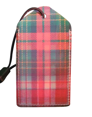 z Luggage Tag: Scotch-Plaid